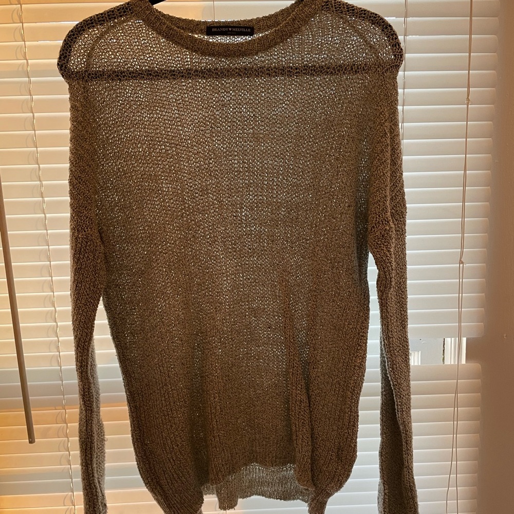 Loose knit sweater